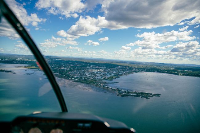 Scenic View Of Peel Island In Moreton Bay