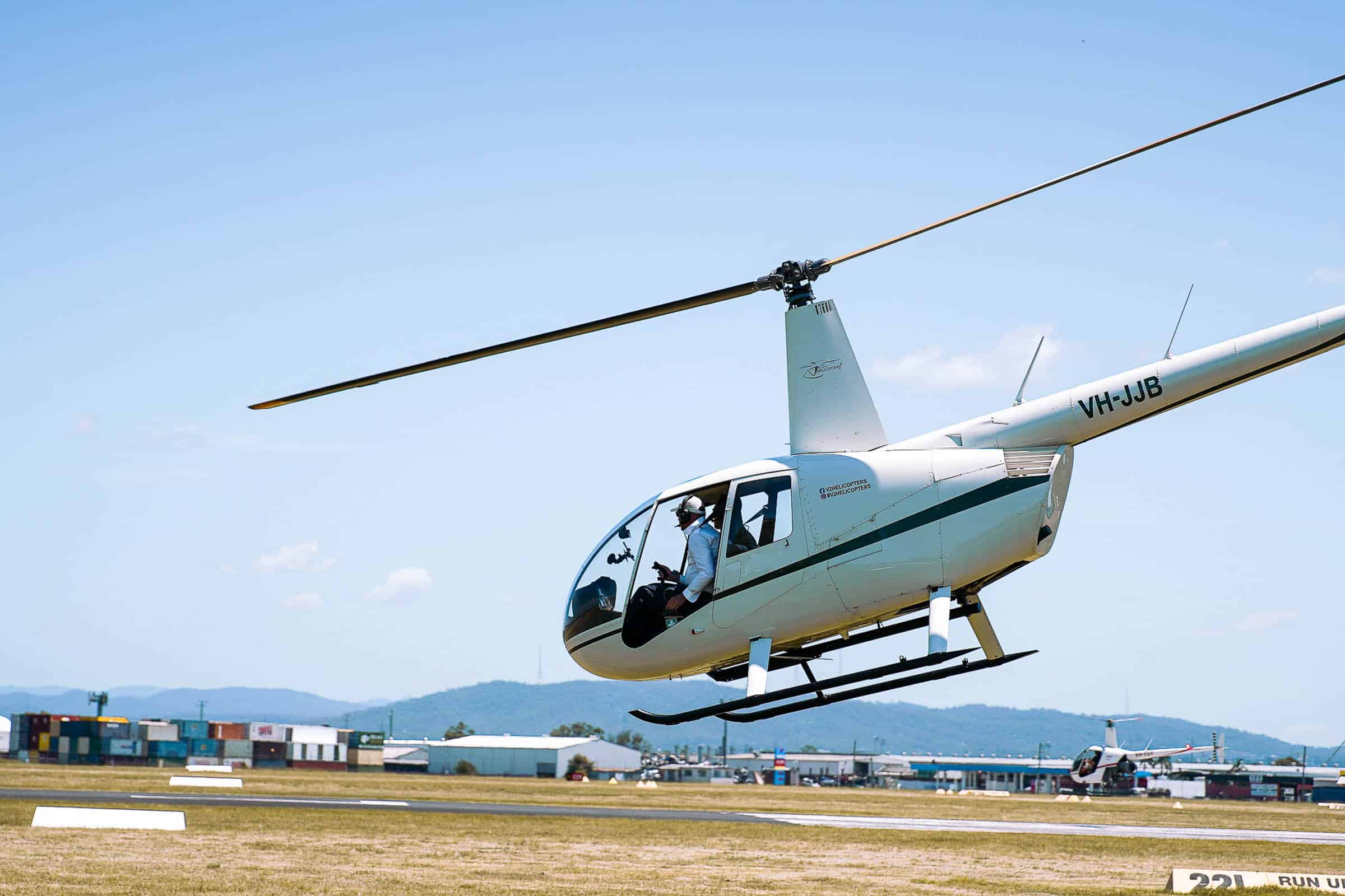 Private helicopter flights