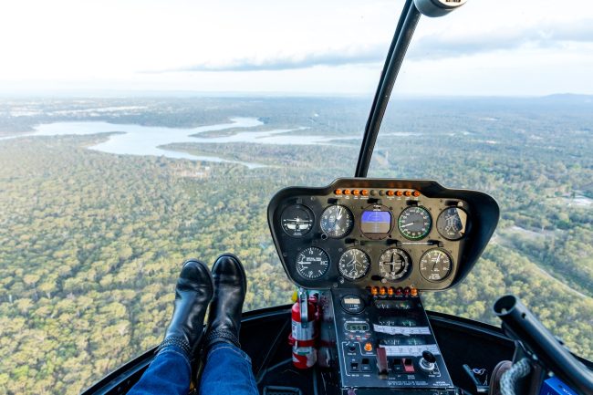 Aerial photography Of Land And Sky